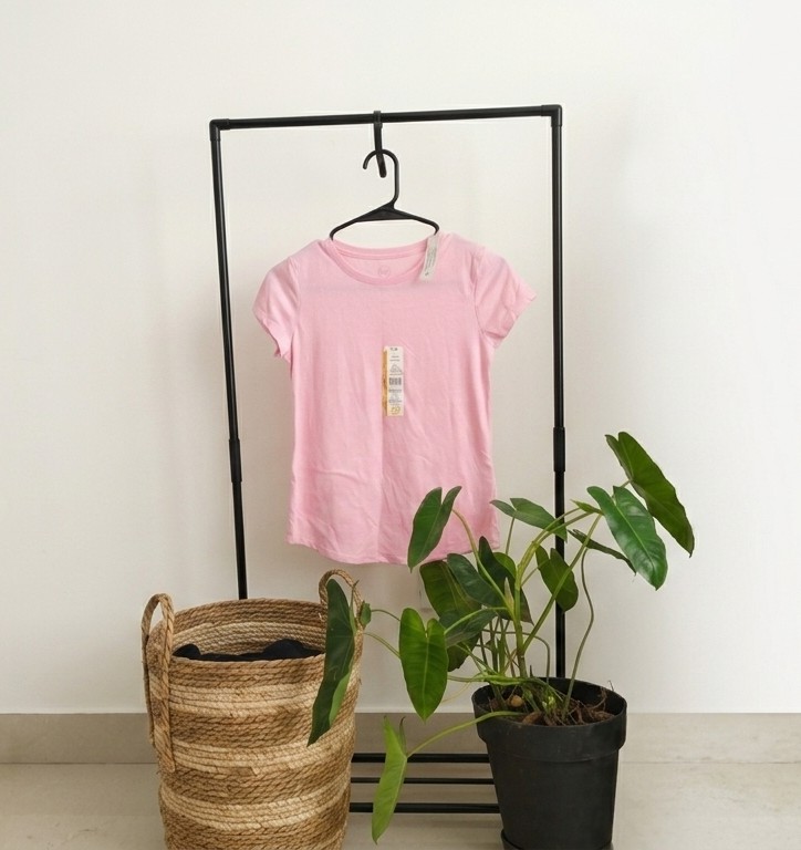 Camiseta Básica de Algodón para Mujer