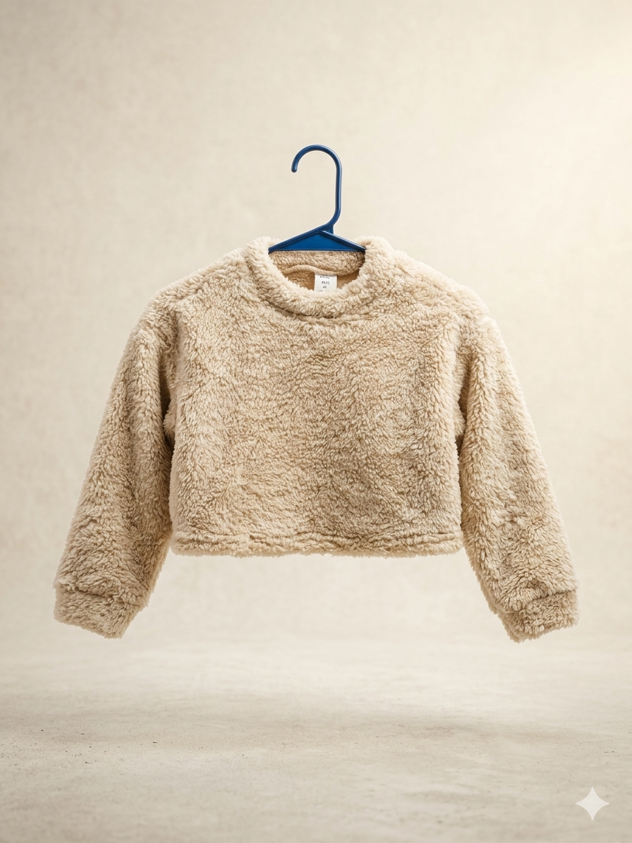 Abrigo unisex para niños/niñas color caqui